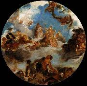 Eugene Delacroix Sketch for Peace Descends to Earth oil on canvas